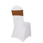 5 Pack Cinnamon Brown Spandex Stretch Chair Sashes Bands Heavy Duty with Two Ply Spandex - 5"x12"