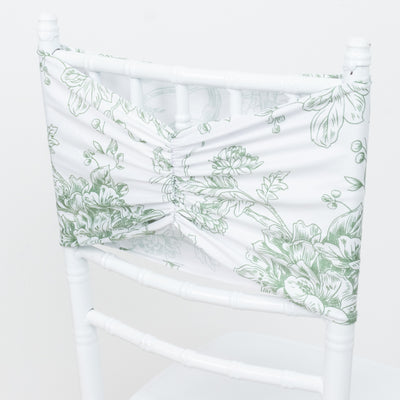 Styling ideas for French Toile Chair Sashes