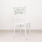 5 Pack Dusty Sage Green Wide Ruffled Spandex Chair Sash Band in French Toile Floral Pattern - 8"x13"