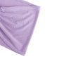 5 Pack Lavender Lilac Wide Ruffled Fitted Spandex Chair Sash Band - 8"x13"