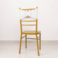 5 Pack White Wide Ruffled Fitted Spandex Chair Sash Band - 8"x13"