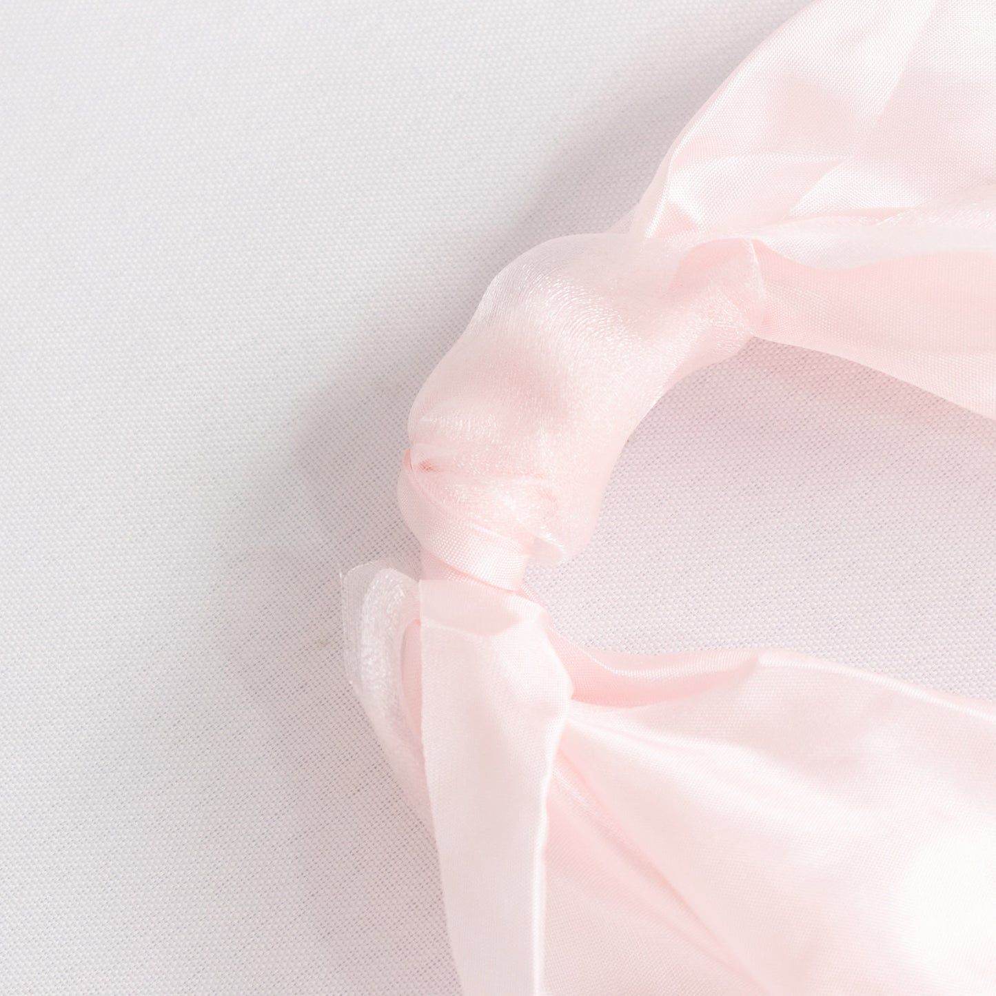 5 Pack Blush Curly Willow Chiffon Satin Chair Sashes