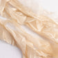 Beige chiffon satin chair sashes, soft and elegant, perfect for events.