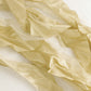 5 Pack Champagne Curly Willow Chiffon Satin Chair Sashes