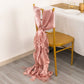 5 Pack Mauve Curly Willow Chiffon Satin Chair Sashes