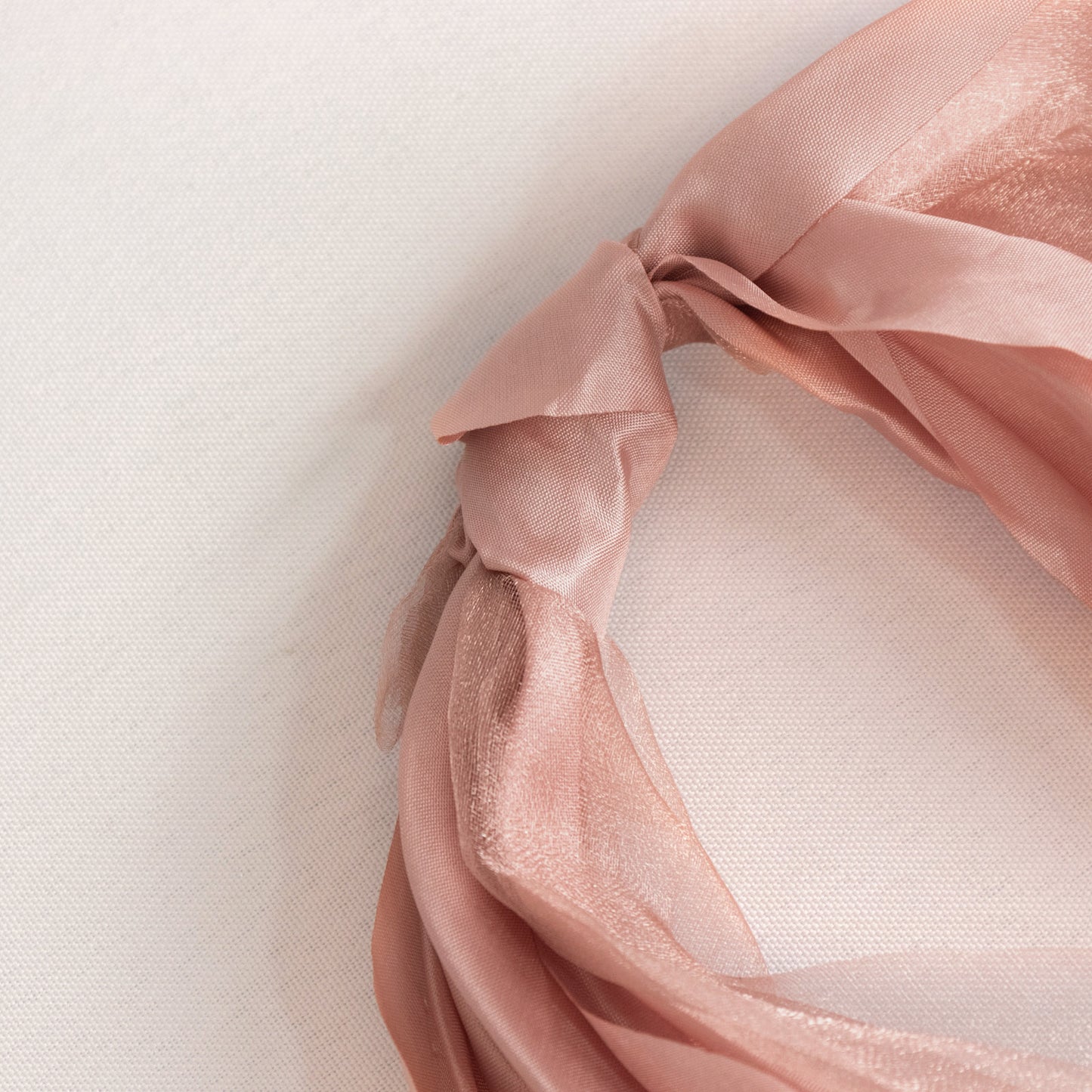 5 Pack Mauve Curly Willow Chiffon Satin Chair Sashes