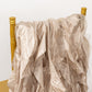 5 Pack Nude Curly Willow Chiffon Satin Chair Sashes