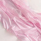 Pink chiffon satin chair sashes in a 5 pack.