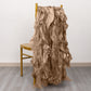 5 Pack Taupe Curly Willow Chiffon Satin Chair Sashes