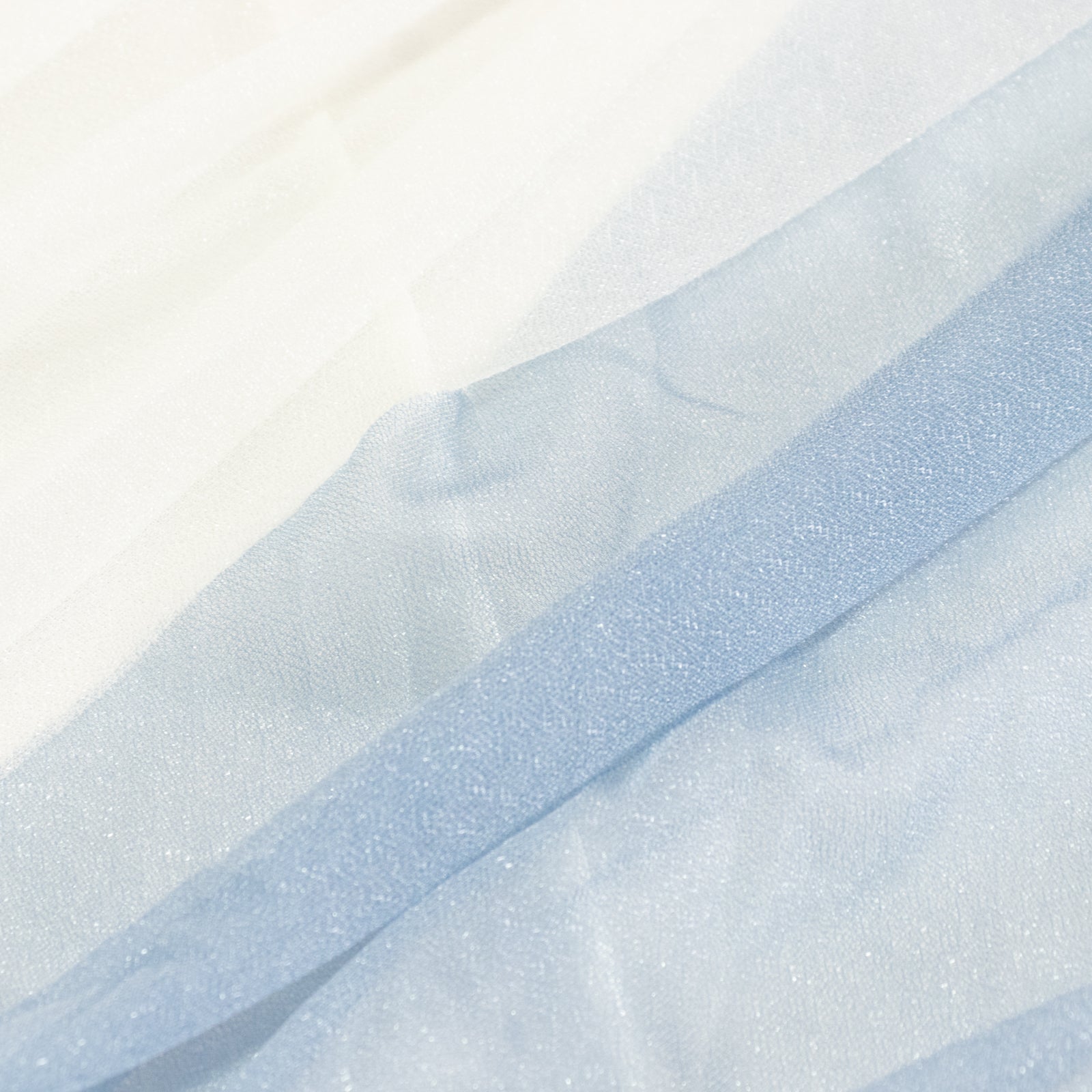 Dusty Blue sheer fabric with soft