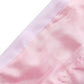 Ombre pink chiffon ruffled tutu table skirt with satin backing.