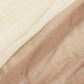 Beige sheer fabric in soft layers