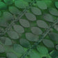 14ft green 3D leaf petal taffeta fabric table skirt