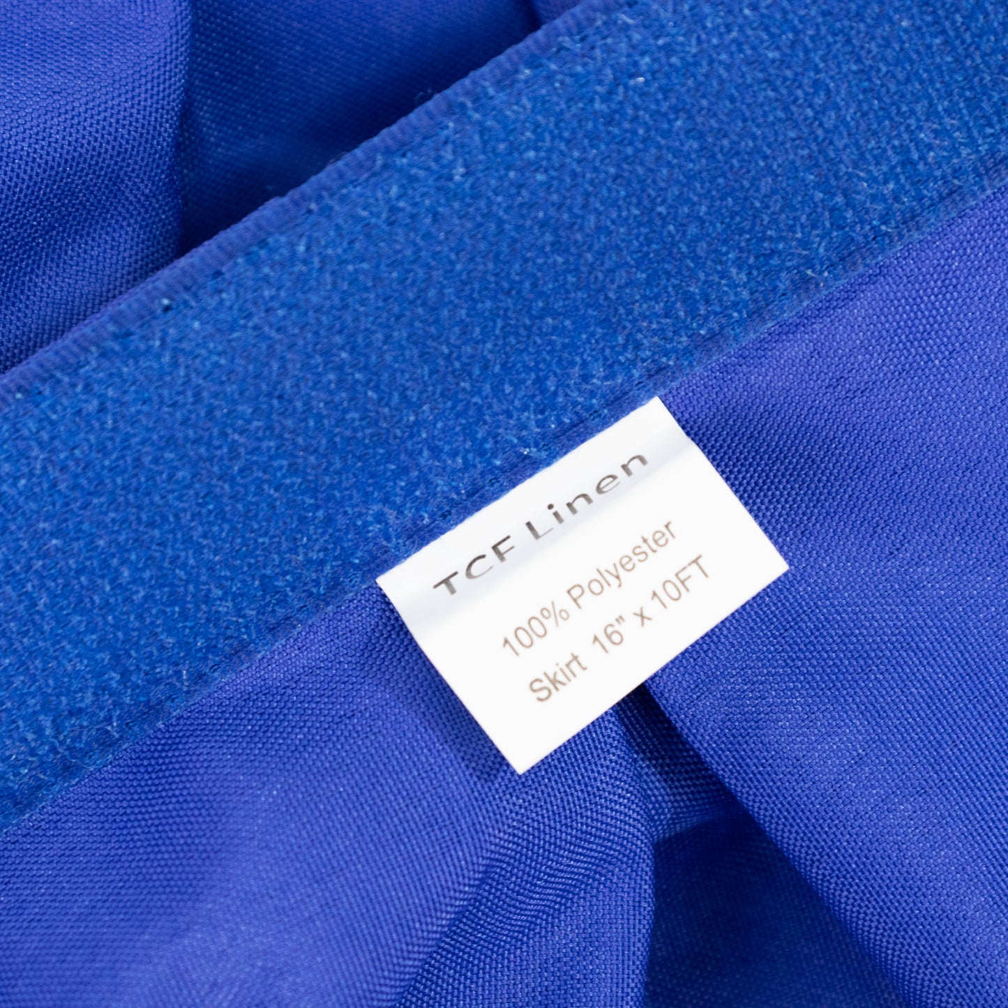 Portable Stage Skirt Royal Blue Polyester Platform Skirting Cloth for Events, Performances & Wedding Staging - 16"x10ft