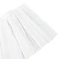 Portable Stage Skirt White Polyester Platform Skirting Cloth for Events, Performances & Wedding Staging - 16"x10ft