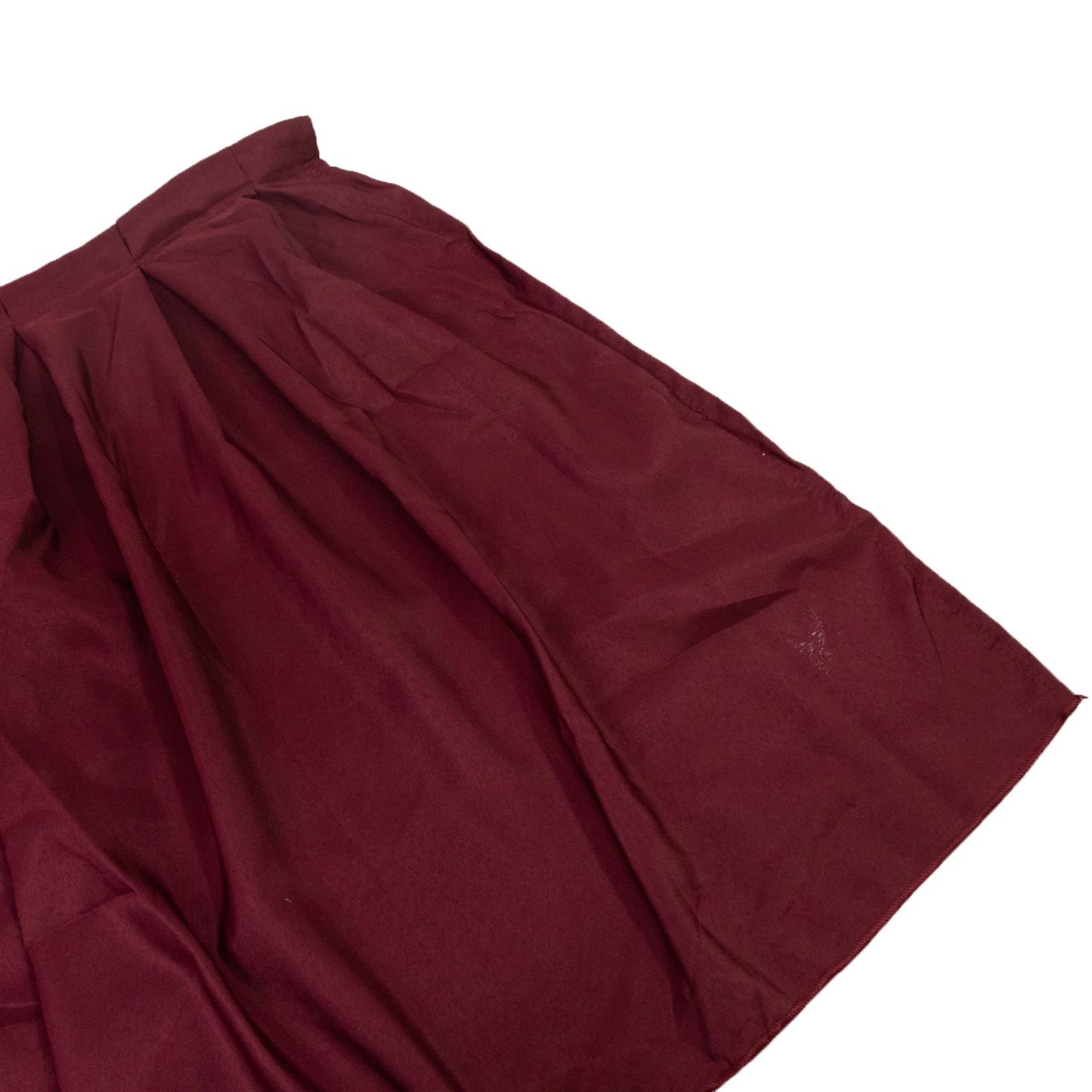 Portable Stage Skirt Burgundy Polyester Platform Skirting Cloth for Events, Performances & Wedding Staging - 24"x20ft