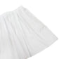 Portable Stage Skirt White Polyester Platform Skirting Cloth for Events, Performances & Wedding Staging - 24"x20ft