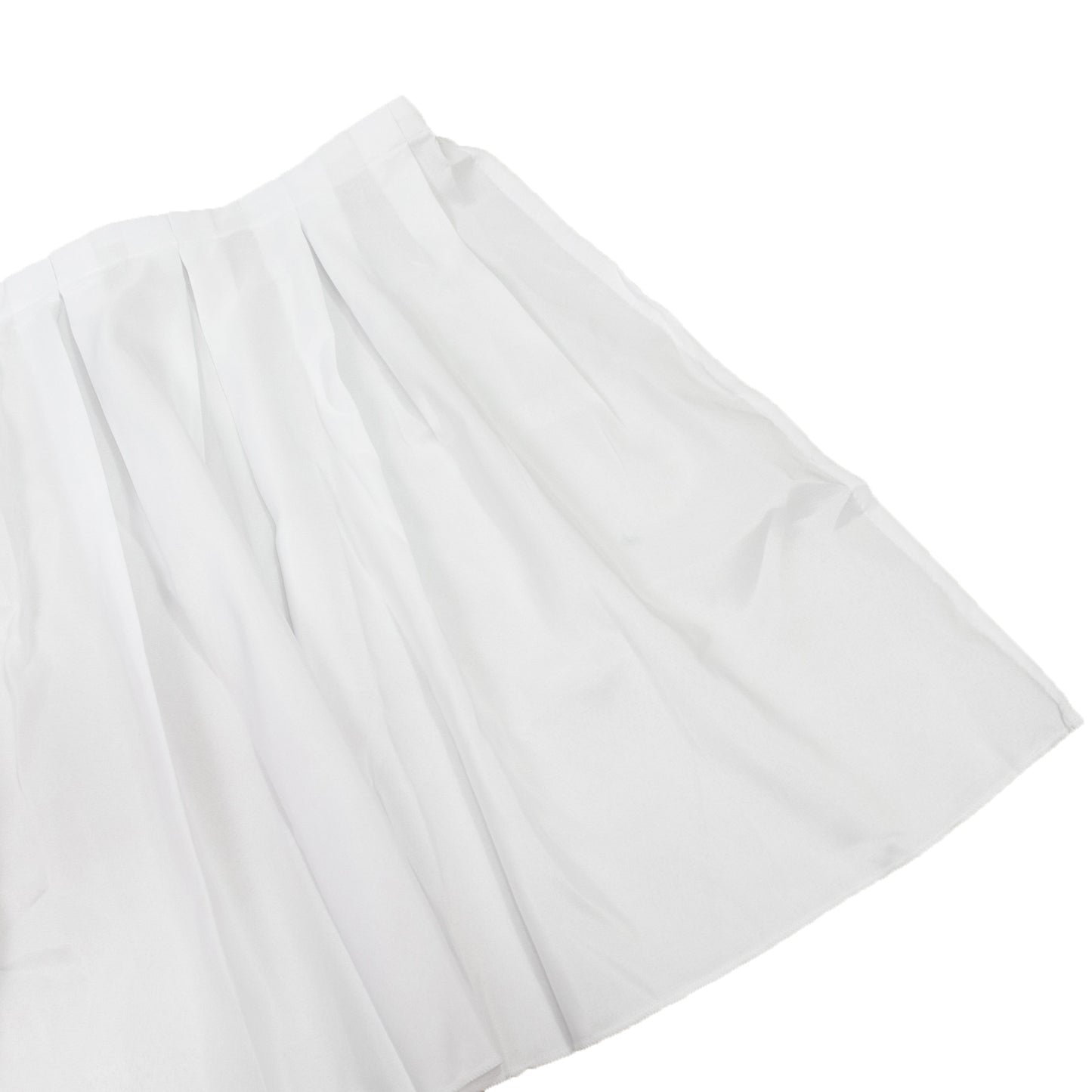 Portable Stage Skirt White Polyester Platform Skirting Cloth for Events, Performances & Wedding Staging - 24"x20ft
