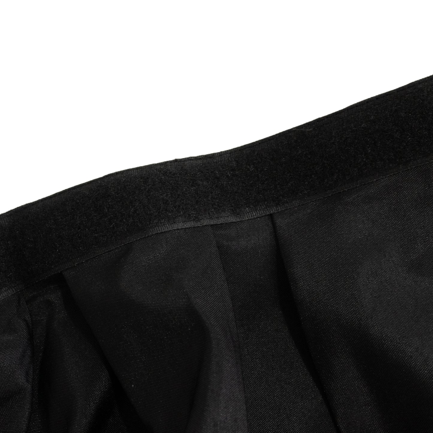 Portable Stage Skirt Black Polyester Platform Skirting Cloth for Events, Performances & Wedding Staging - 48"x20ft