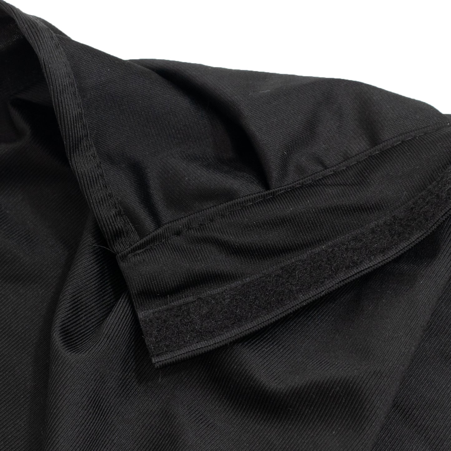Portable Scuba Stage Skirt Black Shirred Pleated Stage Cover for Wedding & Event Platforms - Wrinkle