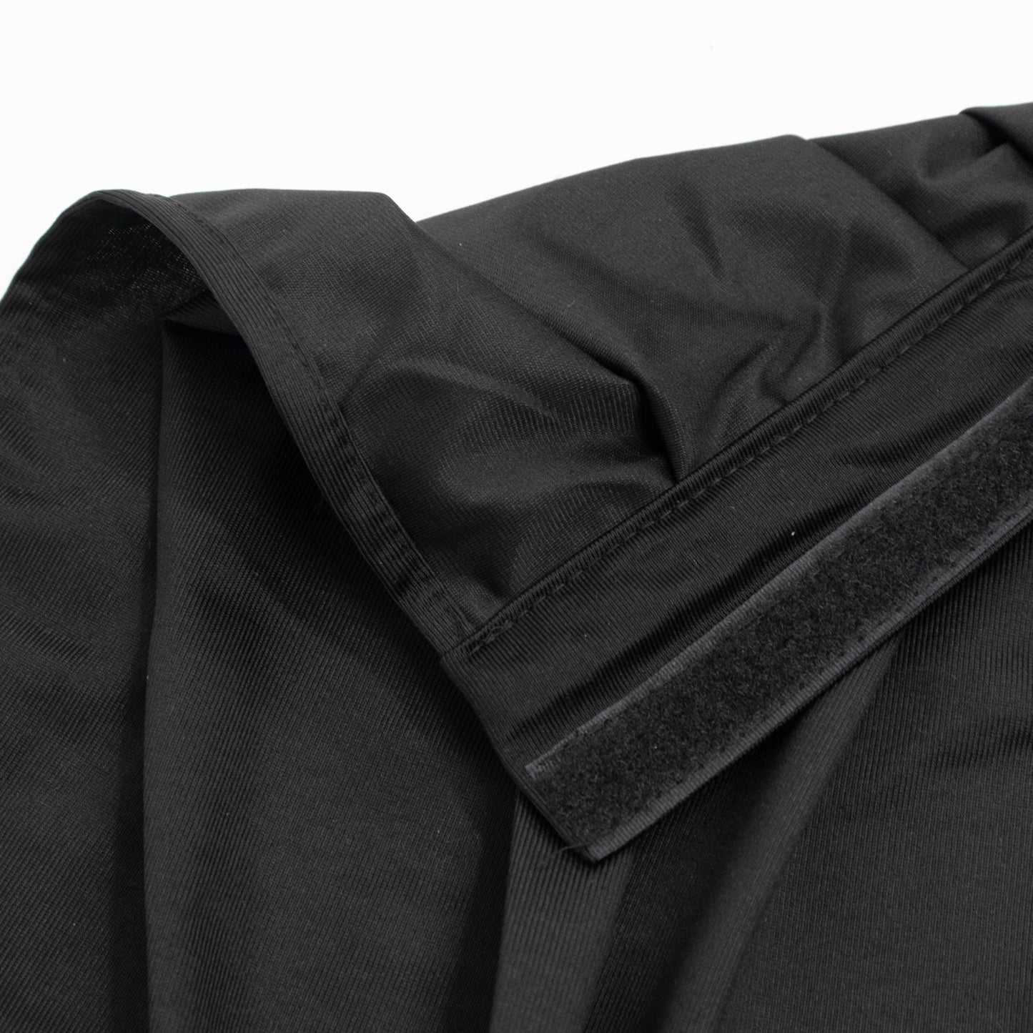 Portable Scuba Stage Skirt Black Shirred Pleated Stage Cover for Wedding & Event Platforms - Wrinkle