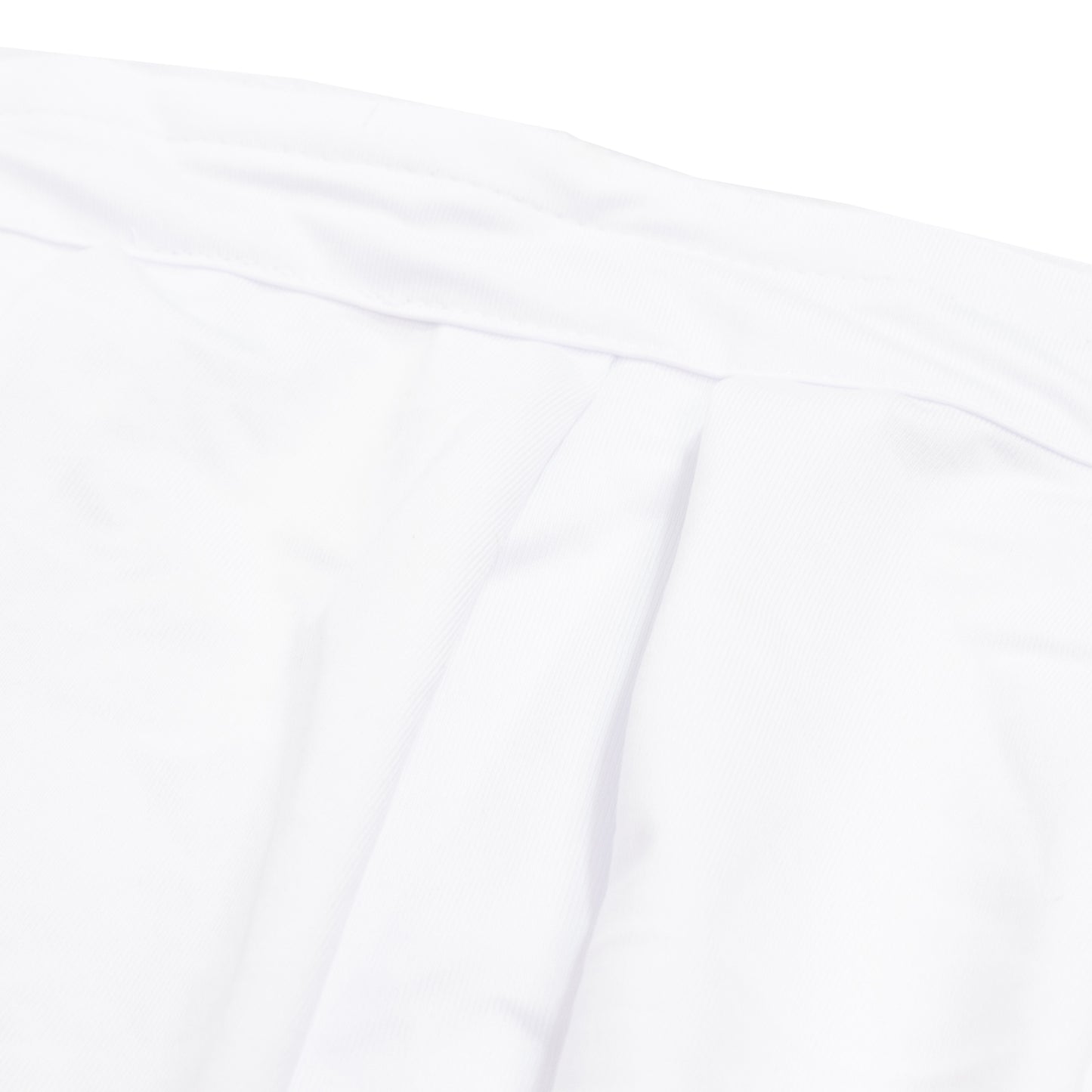 Portable Scuba Stage Skirt White Shirred Pleated Stage Cover for Wedding & Event Platforms - Wrinkle