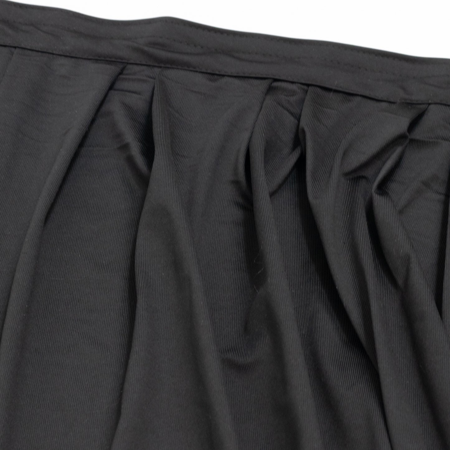 Portable Scuba Stage Skirt Black Shirred Pleated Stage Cover for Wedding & Event Platforms - Wrinkle