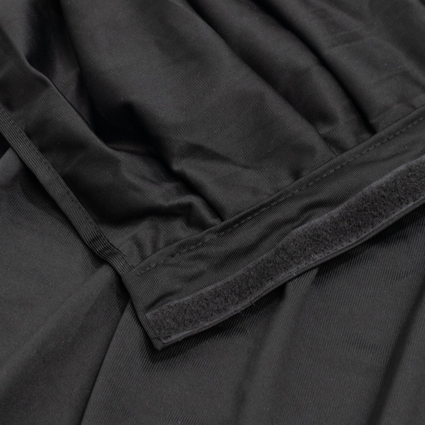 Portable Scuba Stage Skirt Black Shirred Pleated Stage Cover for Wedding & Event Platforms - Wrinkle