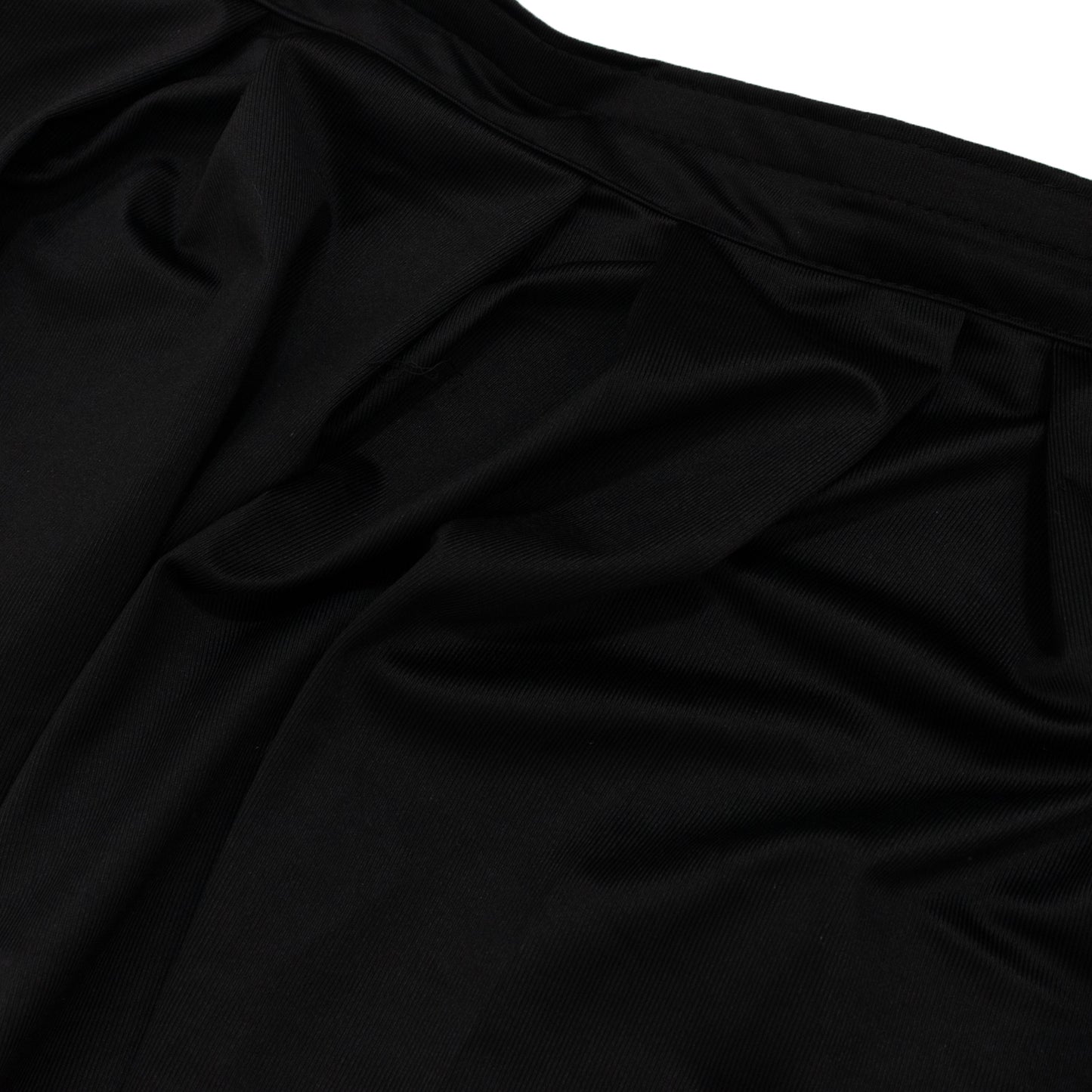 Portable Scuba Stage Skirt Black Shirred Pleated Stage Cover for Wedding & Event Platforms - Wrinkle