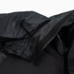 Portable Satin Stage Skirt Black Shirred Pleated Stage Cover for Wedding & Event Platforms - 16"x10f