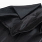Portable Satin Stage Skirt Black Shirred Pleated Stage Cover for Wedding & Event Platforms - 24"x20f