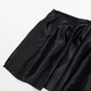 Portable Satin Stage Skirt Black Shirred Pleated Stage Cover for Wedding & Event Platforms - 24"x20f