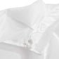 Portable Satin Stage Skirt White Shirred Pleated Stage Cover for Wedding & Event Platforms - 24"x20f