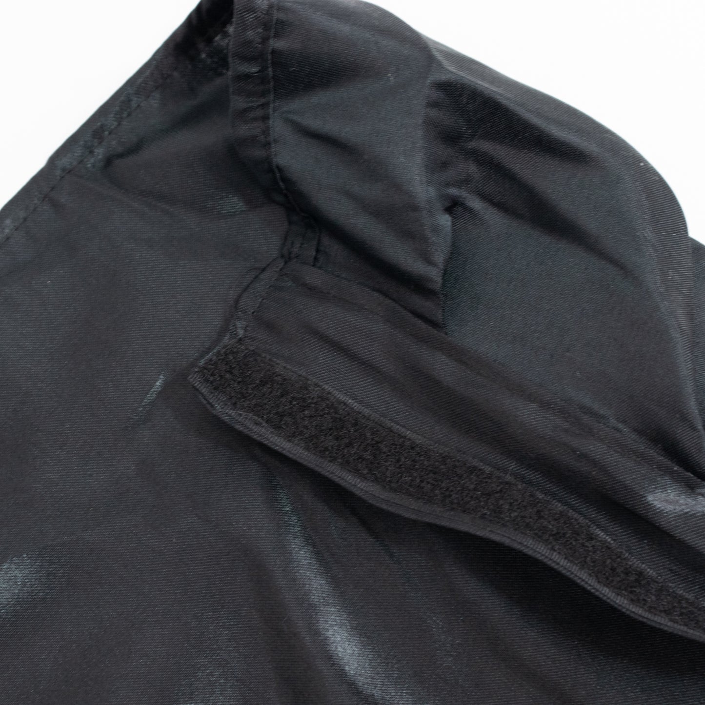 Portable Satin Stage Skirt Black Shirred Pleated Stage Cover for Wedding & Event Platforms - 48"x20f