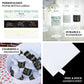 White and green water bottle labels with leaves design for parties.