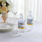 24 Pack Floral Water Bottle Labels with Gold Trim