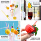 Multi-Colored Tropical Fruit Drinking Straws for Pool Parties