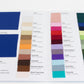 Polyester Fabric Sample Book - 35 Colors, High-Quality Swatches for Upholstery, Sewing and Craft Projects
