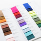 Satin Fabric Sample Book - 34 Colors, High-Quality Swatches for Upholstery, Sewing and Craft Projects