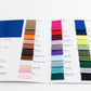 Satin Fabric Sample Book - 34 Colors, High-Quality Swatches for Upholstery, Sewing and Craft Projects