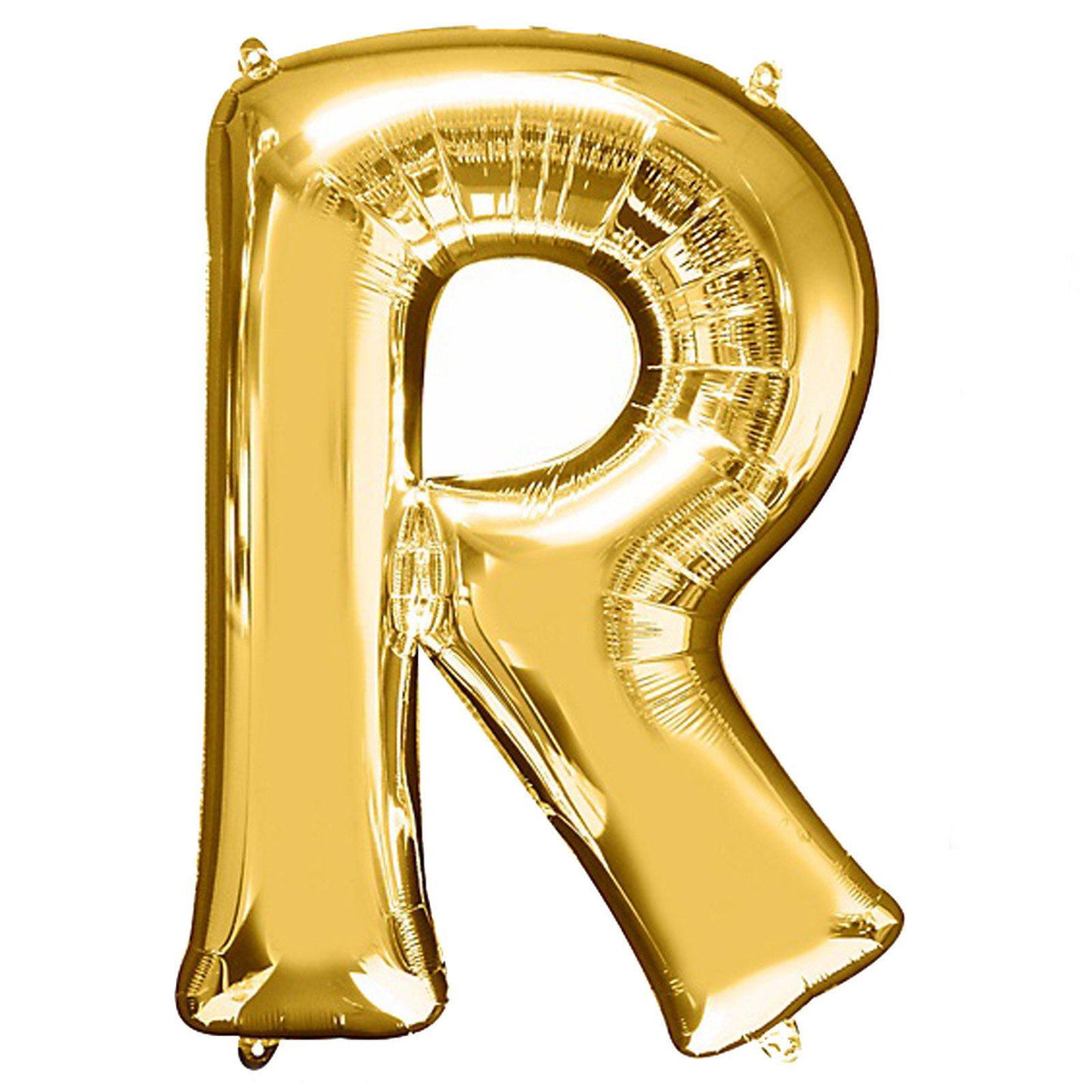 35" Gold Letter and Number Balloons, Shiny Metallic Mylar Foil Helium Air Balloons