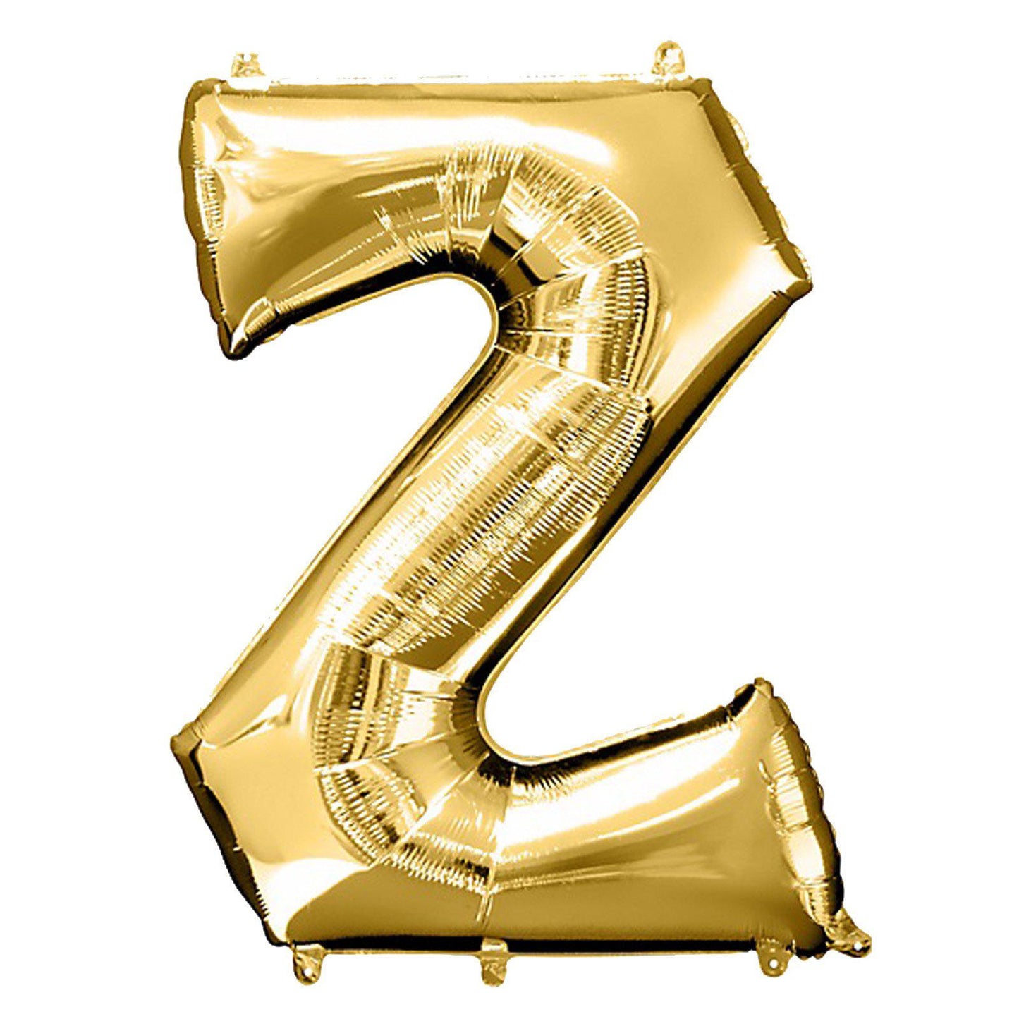 35" Gold Letter and Number Balloons, Shiny Metallic Mylar Foil Helium Air Balloons