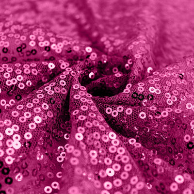 Versatility of the Fuchsia Sequin Tablecloth