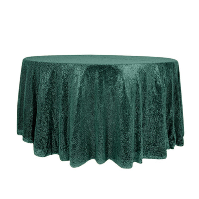 Glamorous Design of the Emerald Green Sequin Tablecloth
