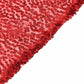 132" Red Seamless Sequin Round Tablecloth, Sparkly Tablecloth