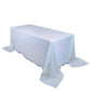 90 Inch x 132 Inch Sequin Rectangle Tablecloth in Iridescent Blue