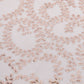 120" Rose Gold Sequin Leaf Embroidered Seamless Tulle Round Tablecloth, Sheer Table Overlay