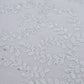 90"x156" Silver Sequin Leaf Embroidered Tulle Rectangular Tablecloth