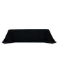 Black Polyester Rectangular King Tablecloth – 108" x 156" Extra-Wide, Wrinkle-Resistant Banquet Linen for Catering, Events & 8ft Tables