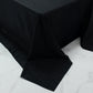 Black Polyester Rectangular King Tablecloth – 108" x 156" Extra-Wide, Wrinkle-Resistant Banquet Linen for Catering, Events & 8ft Tables